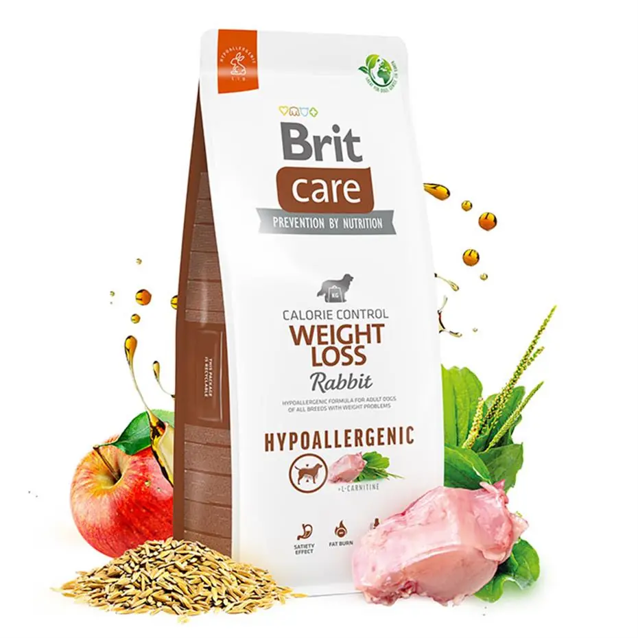 BRİT CARE HYPOALLERGENİC WEİGHT LOSS TAVŞAN ETLİ YETİŞKİN KÖPEK MAMASI 12 KG