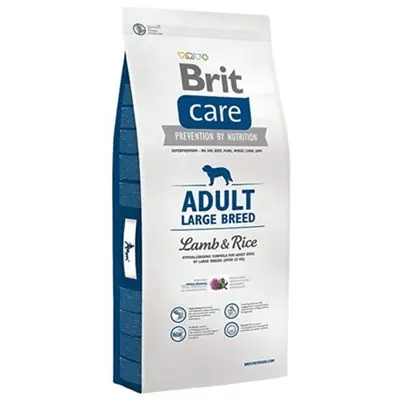 BRİT CARE LARGE BREED KUZU ETLİ PİRİNÇLİ YETİŞKİN KÖPEK MAMASI 12 KG
