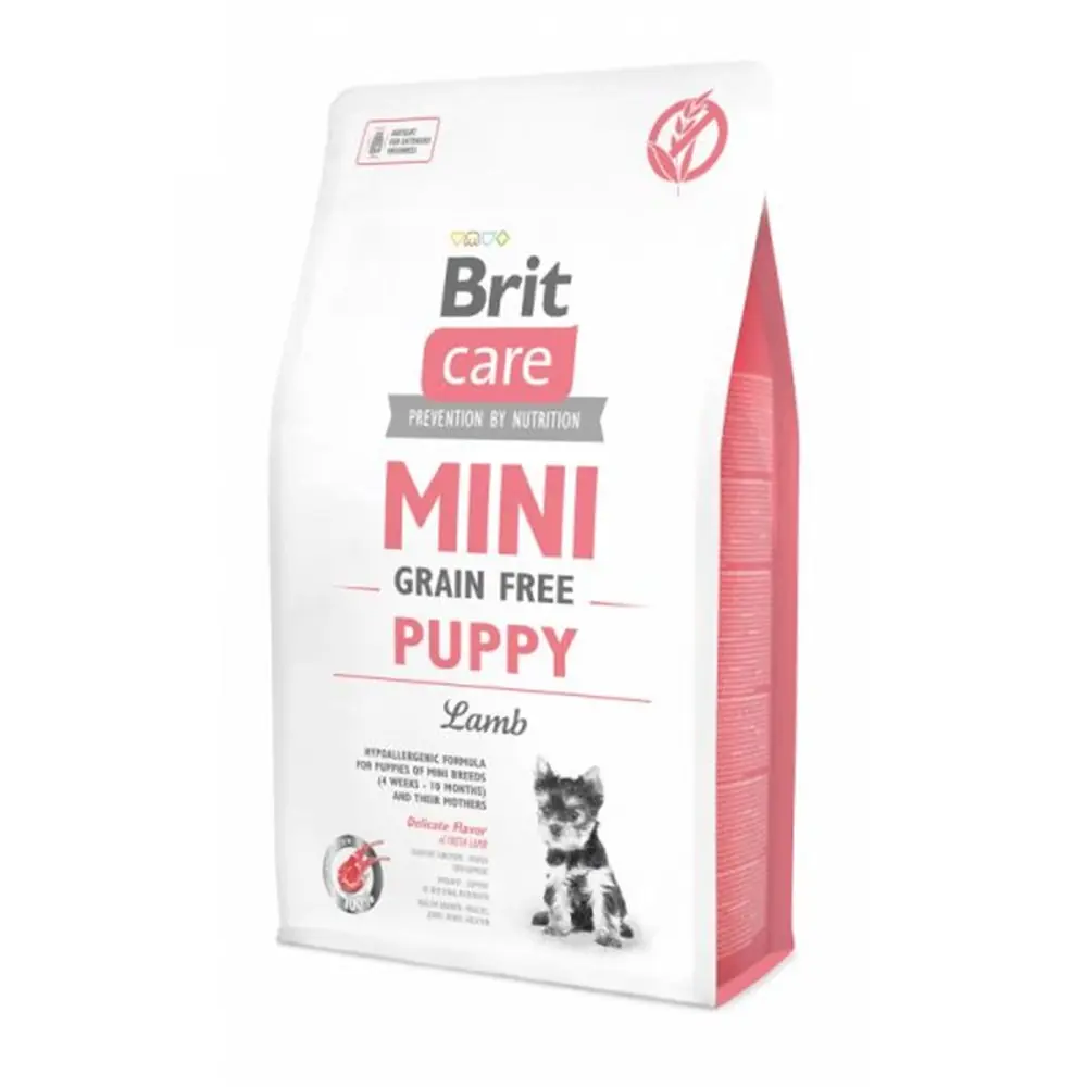 BRİT CARE MİNİ HYPO-ALLERGENİC KUZULU TAHILSIZ KÜÇÜK IRK YAVRU KÖPEK MAMASI 7 KG