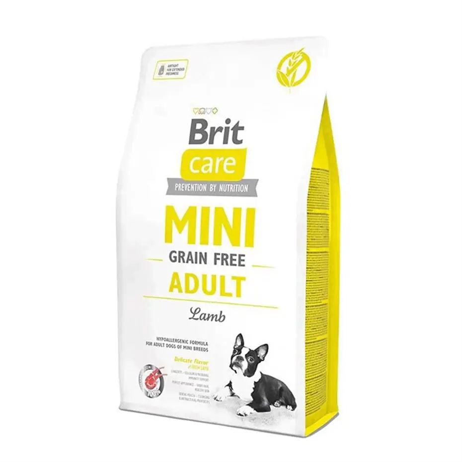 BRİT CARE MİNİ KUZULU TAHILSIZ YETİŞKİN KÖPEK MAMASI 7 KG
