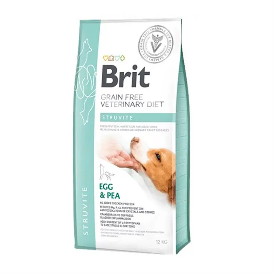 BRİT VETERİNARY DİET STRUVİTE İDRAR YOLU SAĞLIĞI DESTEKLEYİCİ TAHILSIZ KÖPEK MAMASI 12 KG