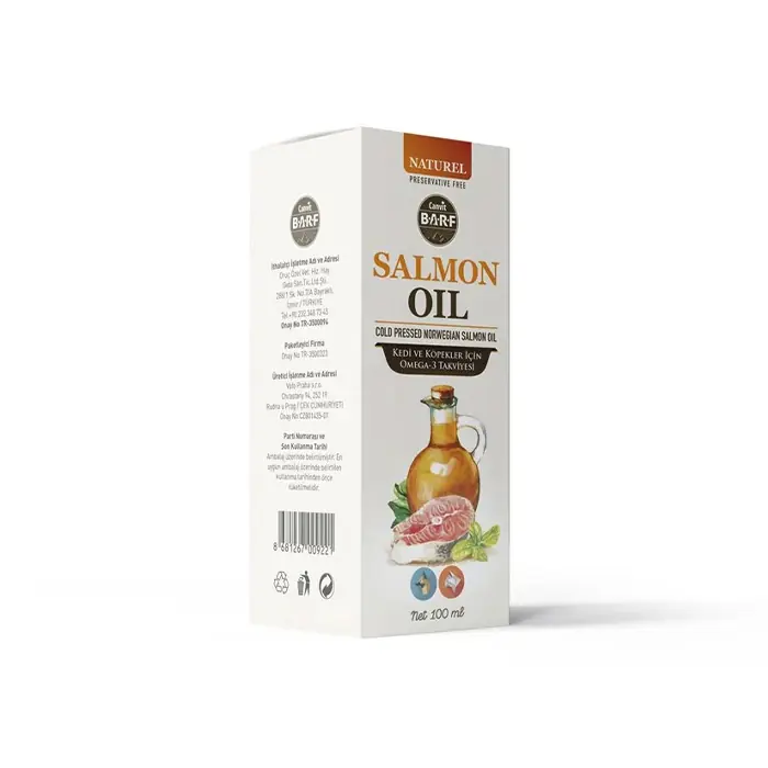 CANVİT BARF SALMON OİL KEDİ VE KÖPEK BALIK YAĞI 100 ML