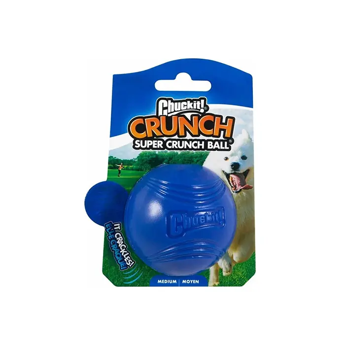 CHUCKİT! SUPER CRUNCH BALL HIŞIRTILI KÖPEK OYUN TOPU ORTA BOY