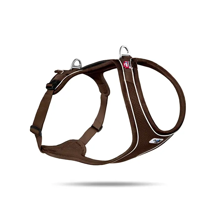 CURLİ BELKA COMFORT HARNESS KÖPEK GÖĞÜS TASMASI KAHVERENGİ MEDİUM