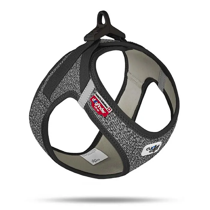 CURLİ HARNESS MERİNO KÖPEK GÖĞÜS TASMASI BLACK MEDİUM