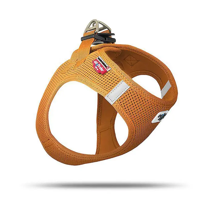 CURLİ VEST HARNESS CLASP AİR-MESH KÖPEK GÖĞÜS TASMASI ORANGE XLARGE