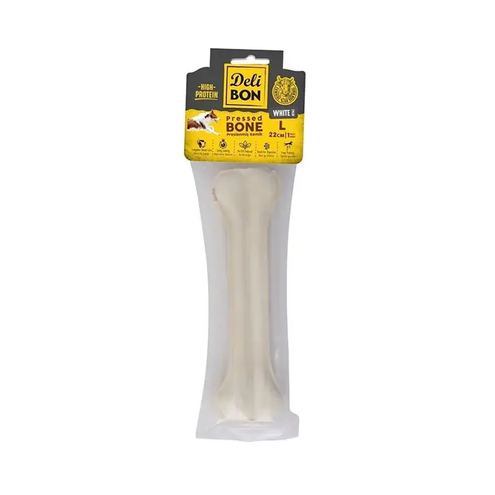 DELİBON DERİ PRES KEMİK BEYAZ 22CM