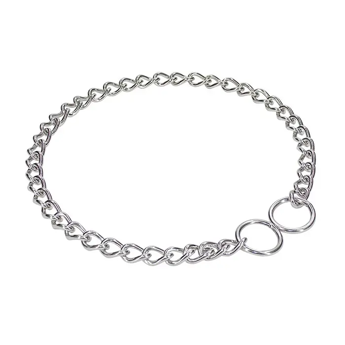 DOGGİE BOĞMA ZİNCİR PASLANMAZ ÇELİK KÖPEK BOYUN TASMASI 3,5X50-60CM