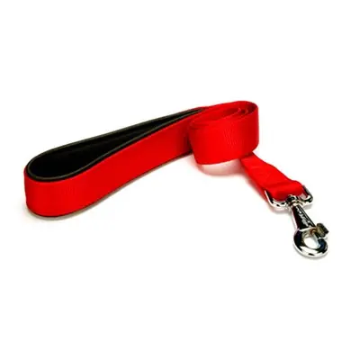 DOGGİE COMFORD SOFT DOKULU KÖPEK GEZDİRME KAYIŞI 3,0*60CM KIRMIZI