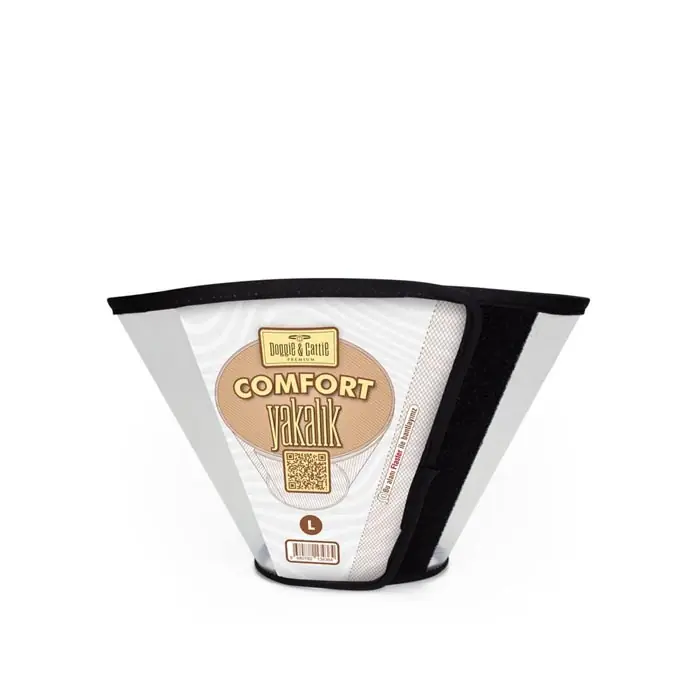 DOGGİE COMFORT KEDİ- KÖPEK YAKALIK LARGE 20X32-39CM