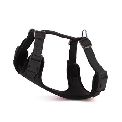 DOGGİE HAVALI PED DOKUMA KÖPEK GÖĞÜS TASMASI MEDİUM 45*55CM SİYAH