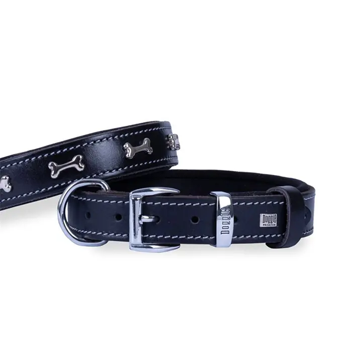 DOGGİE KEMİK DESENLİ BOYUN TASMASI 3,5X52-60CM