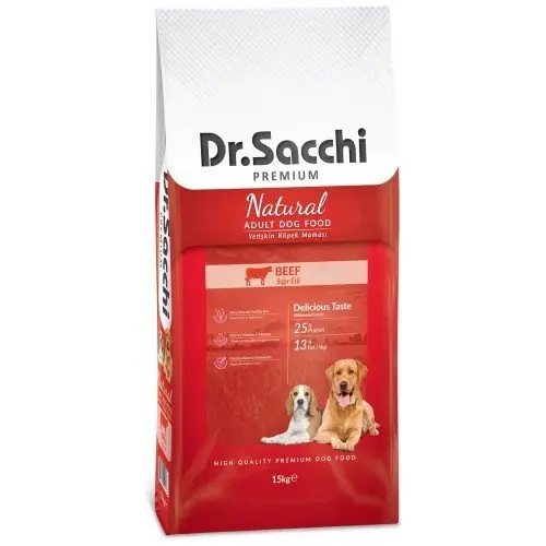 DR. SACCHİ PREMİUM NATURAL BEEF YETİŞKİN KÖPEK MAMASI 15 KG