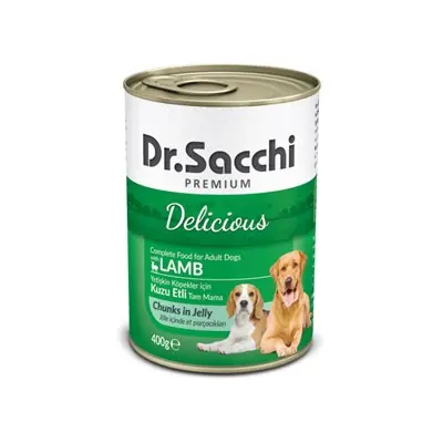 DR.SACCHİ KUZULU KÖPEK KONSERVESİ 400GR