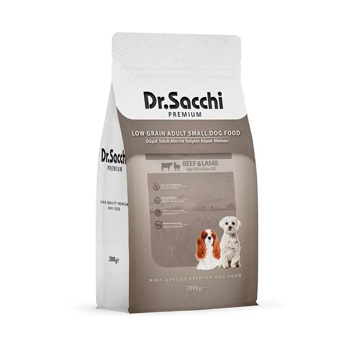 DR.SACCHİ PREMİUM DÜŞÜK TAHILLI KÜÇÜK IRK KÖPEK MAMASI 2KG
