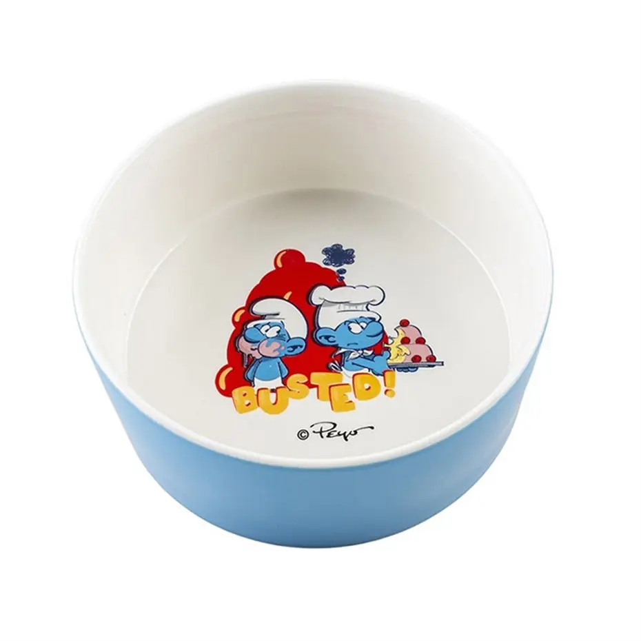DUVO OBUR ŞİRİN BASKILI SERAMİK MAMA VE SU KABI 1000ML