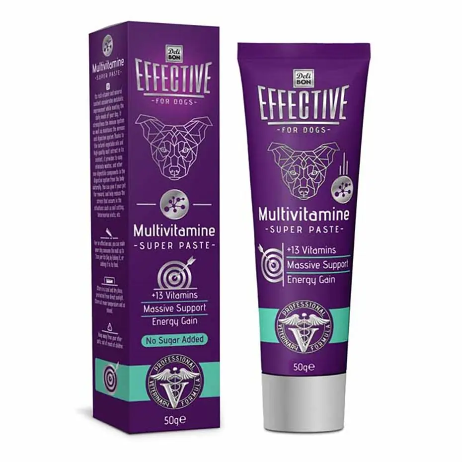 EFFECTİVE MULTİVİTAMİNE SUPER KÖPEK PASTASI 50G