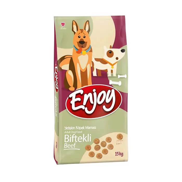 ENJOY BİFTEKLİ YETİŞKİN KÖPEK MAMASI 15KG