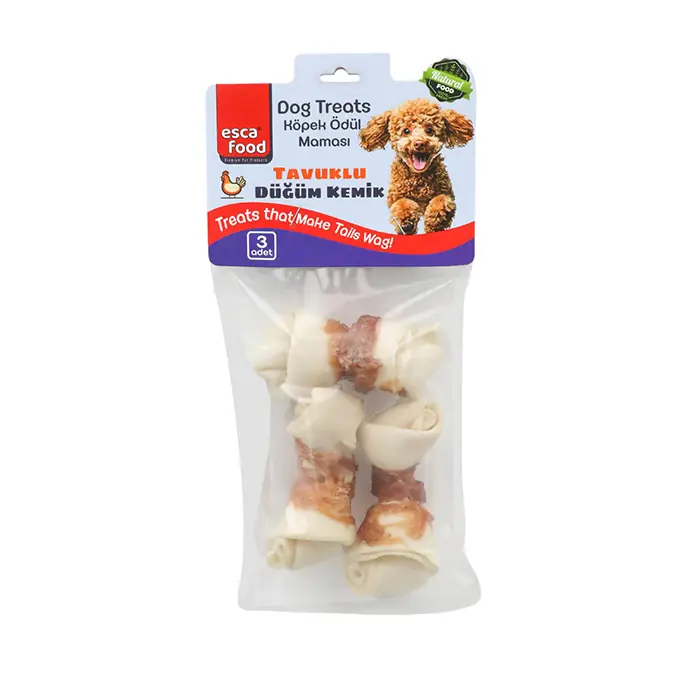 ESCA FOOD TAVUKLU MİNİ DÜĞÜM KÖPEK ÖDÜLÜ 3'LÜ