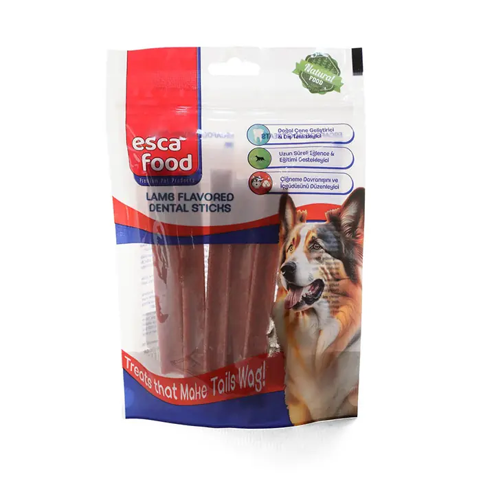 ESCA KUZU ETLİ AROMALI DENTAL ÇUBUK KÖPEK ÖDÜLÜ 100GR