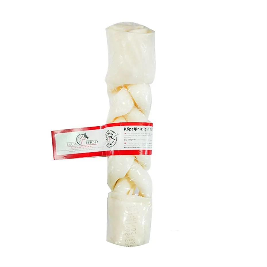 ESCA ÖRGÜ BEYAZ KEMİK KÖPEK ÖDÜLÜ 30CM XLARGE 300GR