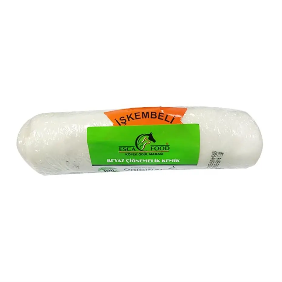 ESCA İŞKEMBELİ BEYAZ ROLL KEMİK KÖPEK ÖDÜLÜ 85GR