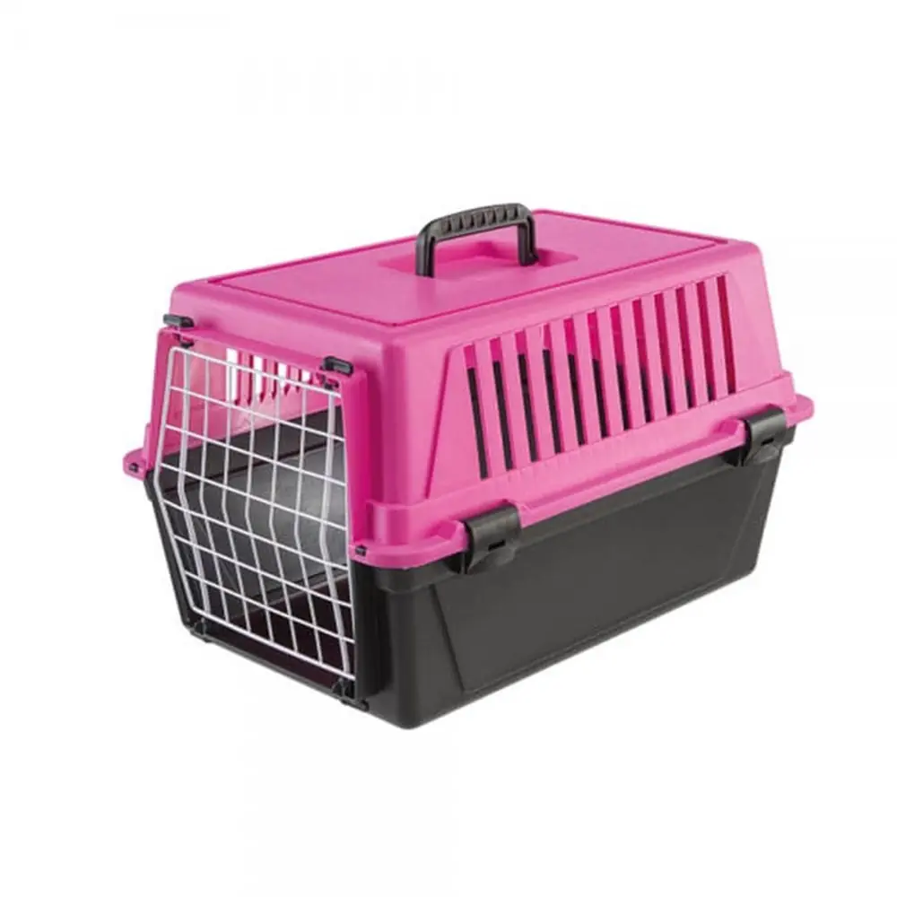 FERPLAST ATLAS 10 PLASTİK KEDİ VE KÖPEK TAŞIMA ÇANTASI 32X48X29CM FUŞYA