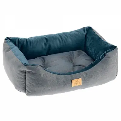 FERPLAST CHESTER 80 KÖPEK YATAĞI MAVİ 55X40CM