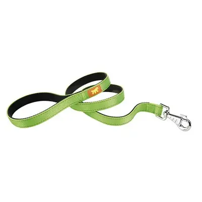 FERPLAST DUAL KÖPEK GEZDİRME KAYIŞI 20 MM X 110 CM YEŞİL