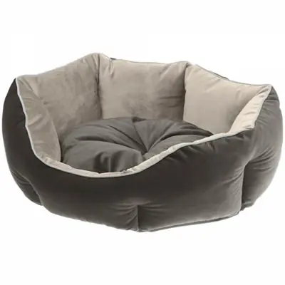 FERPLAST QUEEN 50 CUCCİA KÖPEK YATAĞI BEJ GRİ 34X32CM