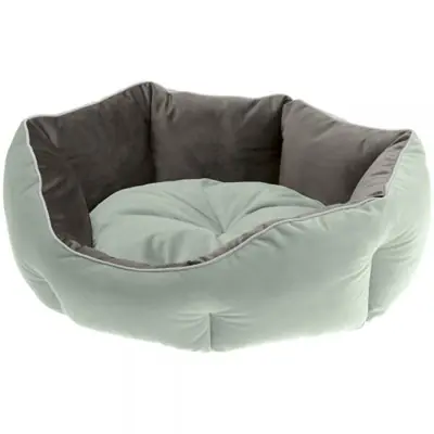 FERPLAST QUEEN 60 CUCCİA KÖPEK YATAĞIYEİŞL GRİ 44X40CM