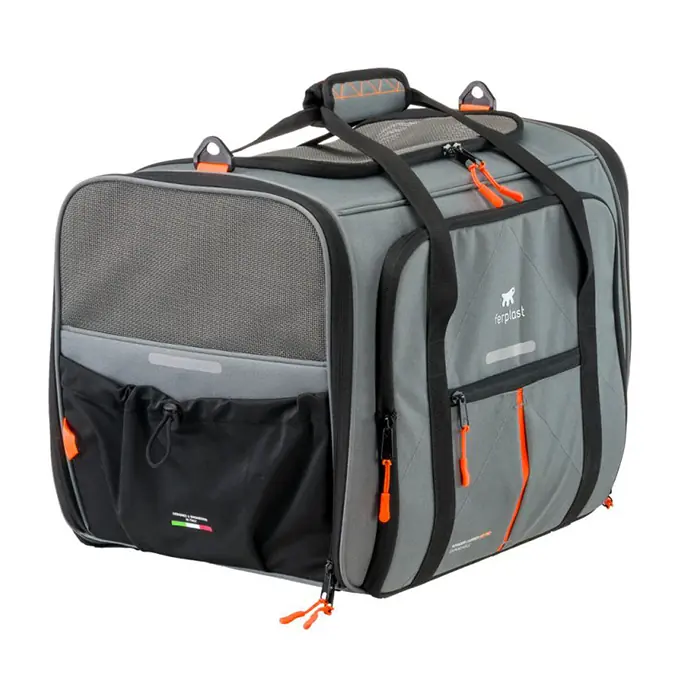 FERPLAST VOYAGER PRO 450 KEDİ KÖPEK TAŞIMA ÇANTASI GRİ
