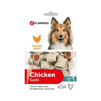 FLAMİNGO CHİCKEN SUŞİ KÖPEK ÖDÜLÜ 85 GR