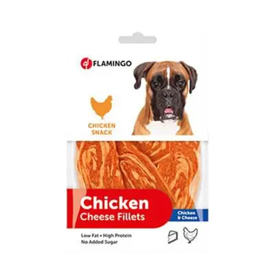 FLAMİNGO CHİCKEN TAVUK VE PEYNİRLİ KÖPEK ÖDÜLÜ LARGE 85 GR