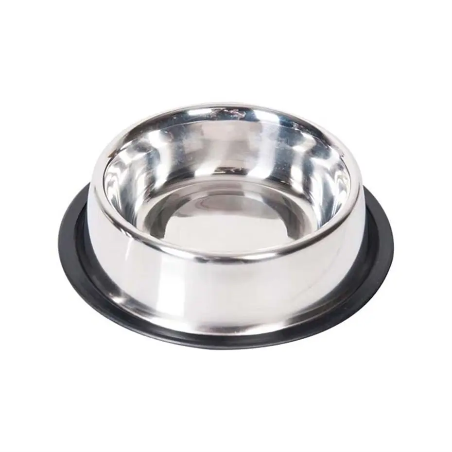 FLAMİNGO ÇELİK KÖPEK MAMA KABI KAYMAZ TABANLI 1590ML