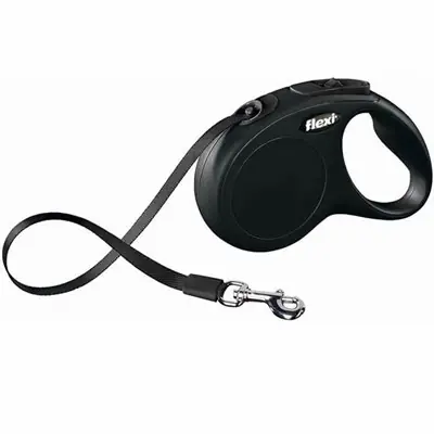 FLEXİ NEW CLASSİC OTOMATİK SİYAH ŞERİT GEZDİRME SMALL 5 METRE