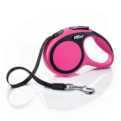 FLEXİ NEW COMFORT SMALL 5 M ŞERİT GEZDİRME PEMBE