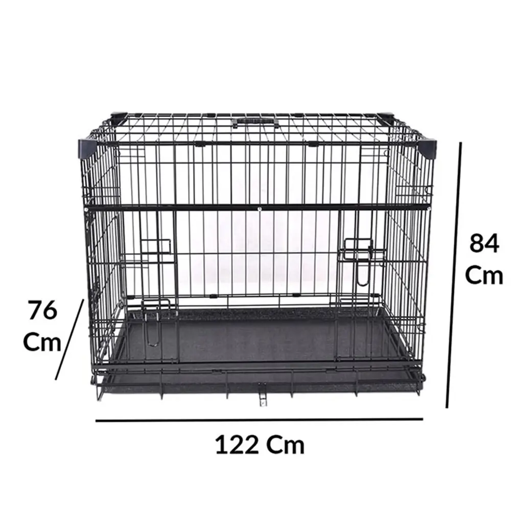 FLİP KATLANABİLİR KÖPEK KAFESİ 122X76X84CM
