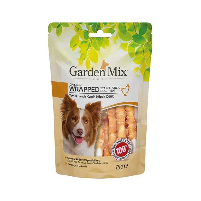 GARDEN MİX TAVUK SARGILI KEMİK KÖPEK ÖDÜLÜ 75 GR