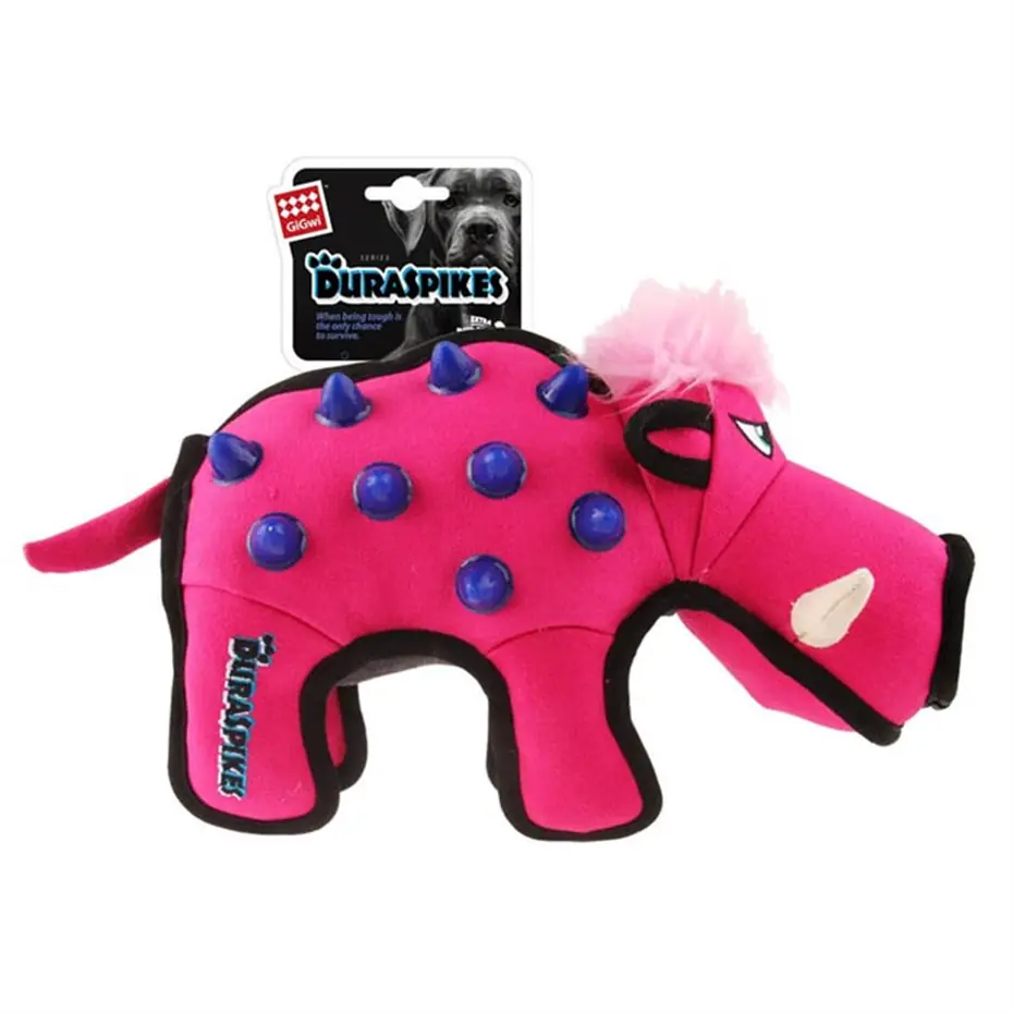 GİGWİ DURASPİKES DİKENLİ DOMUZ PEMBE KÖPEK OYUNCAĞI