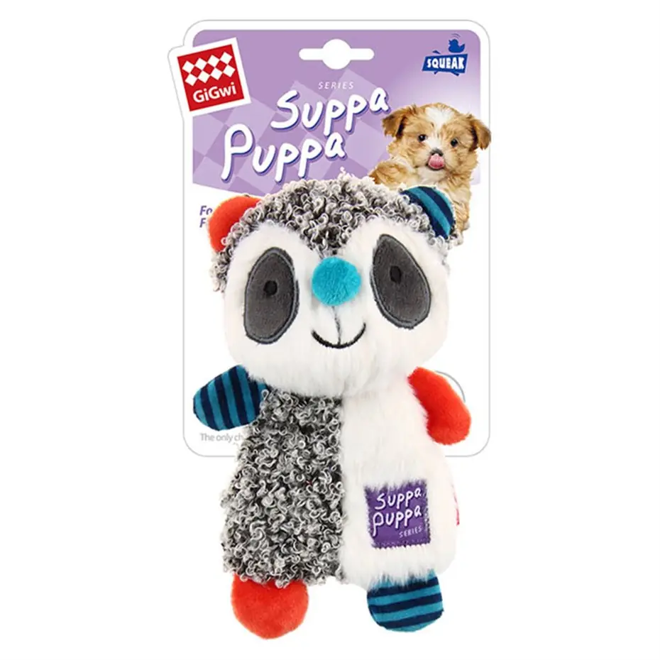 GİGWİ SUPPA PUPPA SESLİ RAKUN PELUŞ KÖPEK OYUNCAĞI