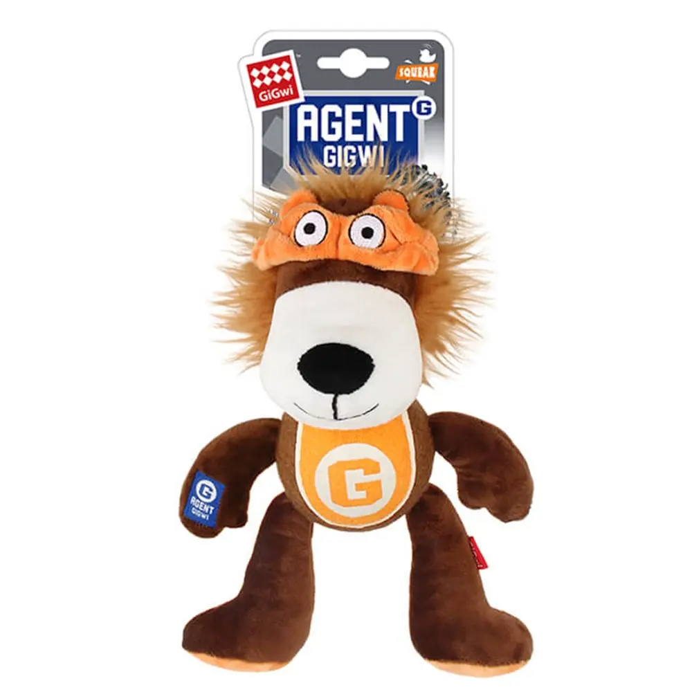 GİGWİ AGENT-G SESLİ ASLAN TENİS TOPU KÖPEK OYUNCAĞI