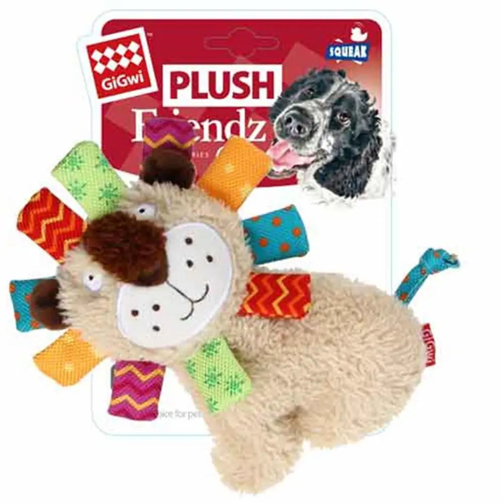 GİGWİ PLUSH FRİENDZ SESLİ ASLAN KÖPEK OYUNCAĞI