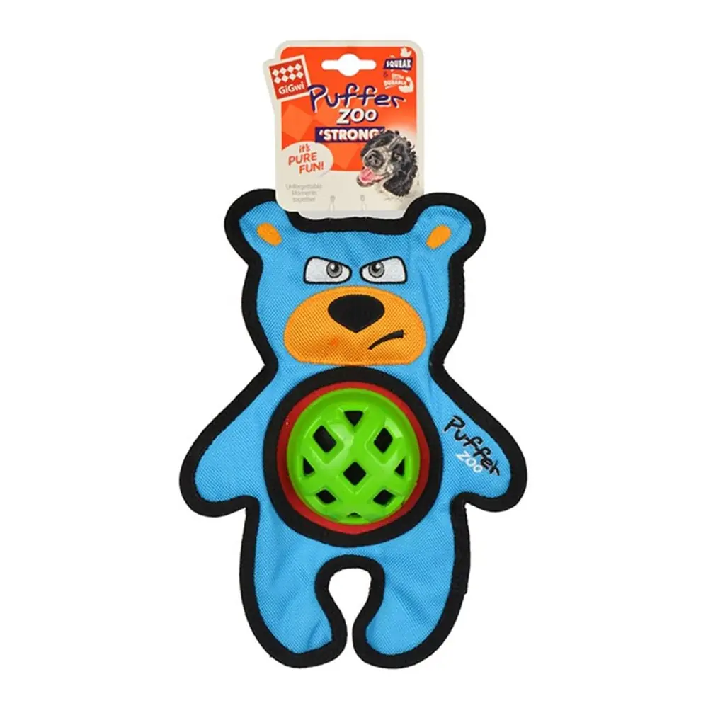 GİGWİ PUFFERZOO MAVİ PELUŞ AYI SESLİ KÖPEK OYUNCAĞI