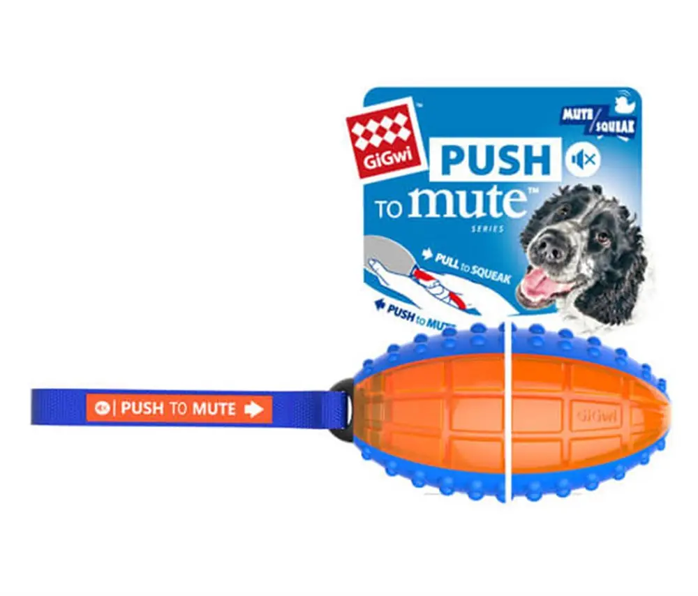 GİGWİ SES KONTROLLÜ RUGBY TOP KÖPEK OYUNCAĞI 14 CM