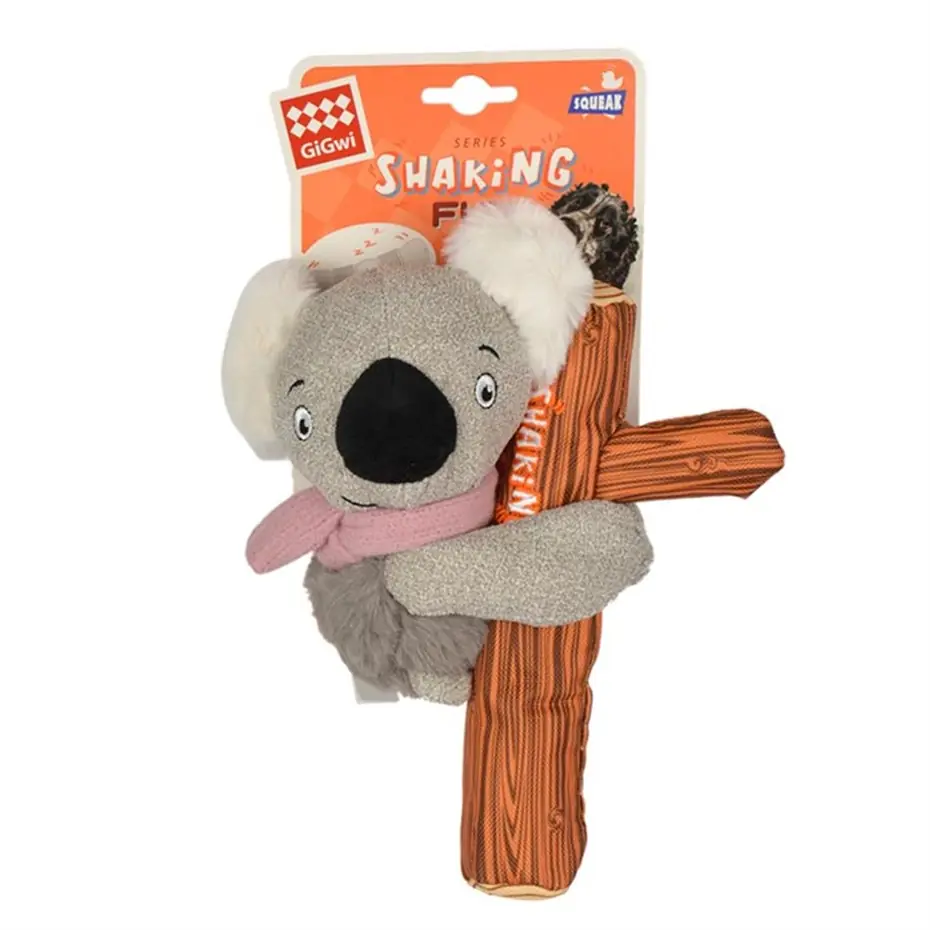 GİGWİ SESLİ KOALA PELUŞ KÖPEK OYUNCAĞI 20CM