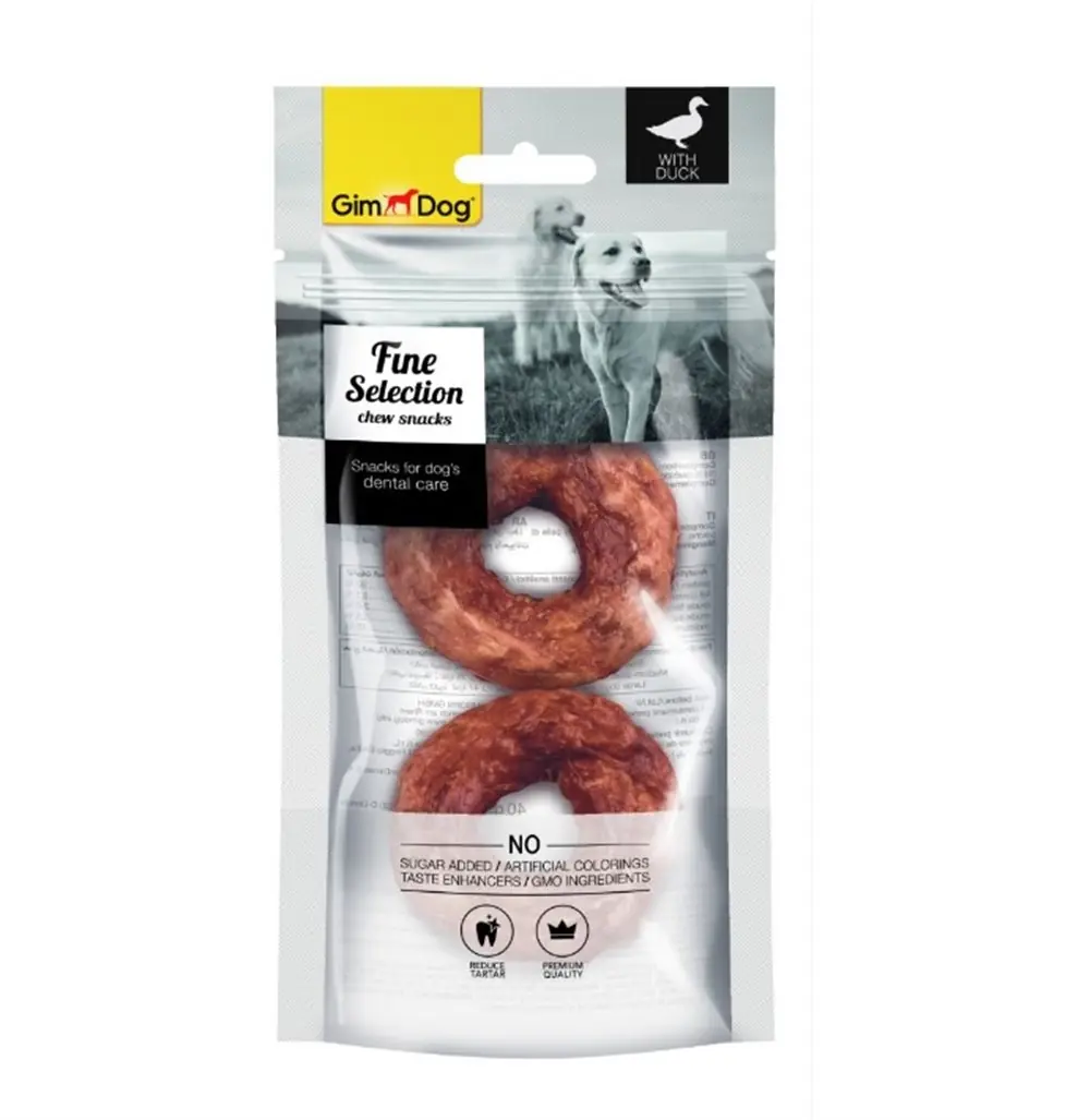 GİMDOG DUCK-DONUTS ÖRDEKLİ KÖPEK ÖDÜLÜ 40GR