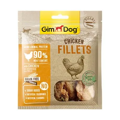 GİMDOG FİLLETS TAVUK FİLETO KÖPEK ÖDÜLÜ 60GR