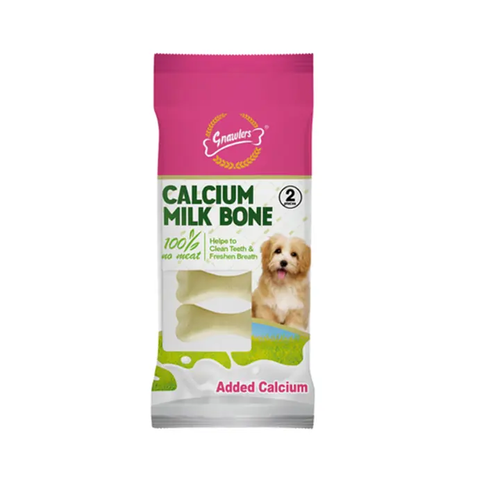 GNAWLERS CALCİUM MİLK BONE KÖPEK ÖDÜLÜ 5 CM 2 Lİ
