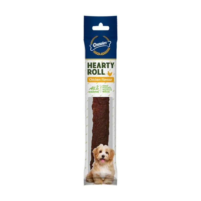 GNAWLERS HEARTY ROLL TAVUKLU KÖPEK ÖDÜL KEMİĞİ 80 GR